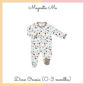 Magnetic Me Dinosaur Print Footie (0-3 Months)